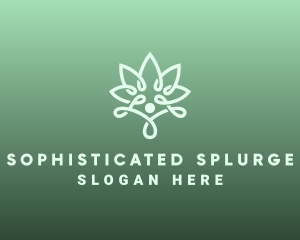 Wellness Flower Spa logo design