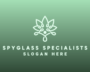 Wellness Flower Spa logo design