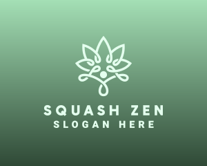 Wellness Flower Spa logo design