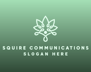 Wellness Flower Spa logo design