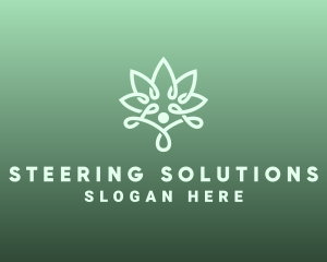 Wellness Flower Spa logo design