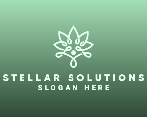 Wellness Flower Spa logo design