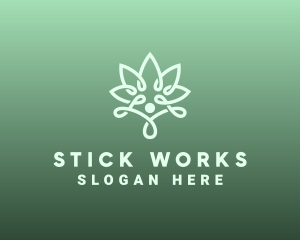 Wellness Flower Spa logo design