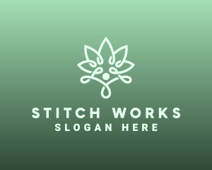 Wellness Flower Spa logo design