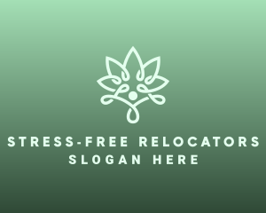 Wellness Flower Spa logo design