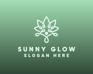 Wellness Flower Spa logo design