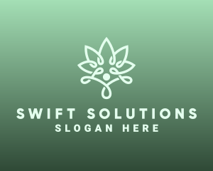 Wellness Flower Spa logo design