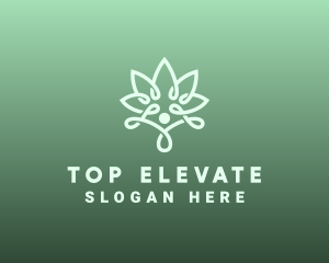 Wellness Flower Spa logo design