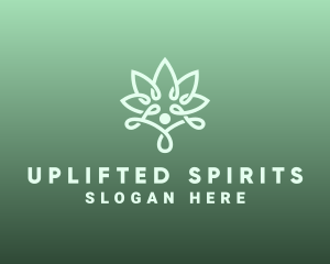 Wellness Flower Spa logo design