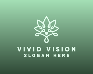 Wellness Flower Spa logo design