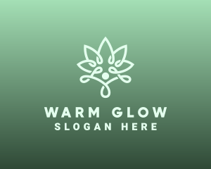 Wellness Flower Spa logo design