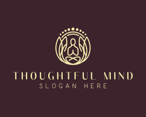 Yoga Meditation Spa logo design