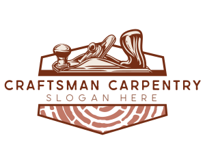 Woodwork Carpenter Workshop logo design