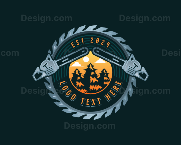 Chainsaw Logging Joinery Logo