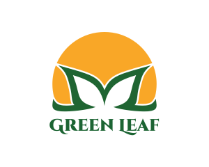 Sunrise Leaf Farm  logo design