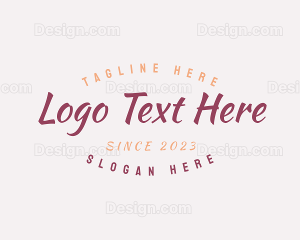 Quirky Script Business Logo