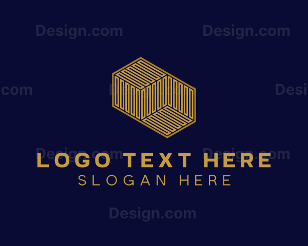 Isometric Construction Company Logo