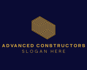 Isometric Construction Company  logo design