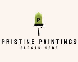 Paint Roller Hardware logo design