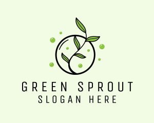 Sprout Leaf Gardening  logo design