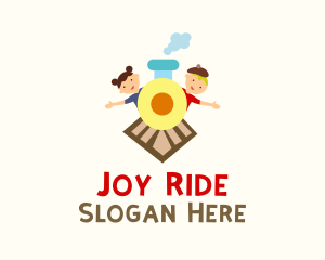 Kiddie Train Ride  logo design