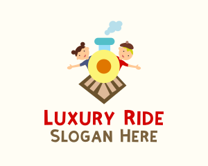 Kiddie Train Ride  logo design