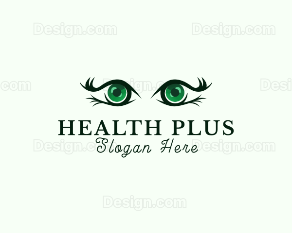 Green Eye Opthalmologist Logo