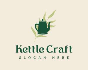 Organic Tea Kettle logo design