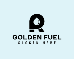 Oil Letter R logo