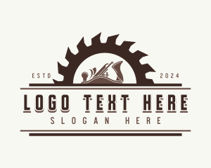Carpentry Woodwork Saw logo