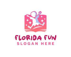 Boy Fun Book logo design