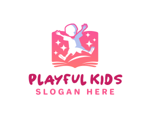 Boy Fun Book logo design