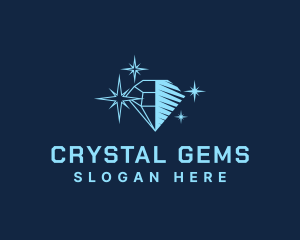 Precious Gem Sparkle logo design