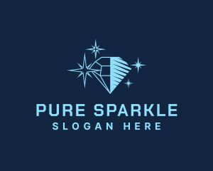 Precious Gem Sparkle logo design