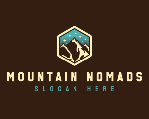 Outdoor Mountain Alpine logo design