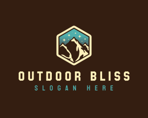 Outdoor Mountain Alpine logo design