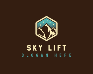 Outdoor Mountain Alpine logo design