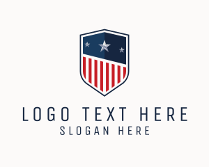 Patriotic Crest Shield logo