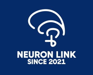 Mental Health Abstract Brain logo