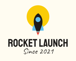 Rocket Ship Spacecraft logo design