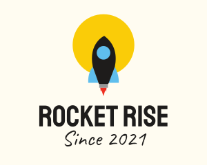 Rocket Ship Spacecraft logo