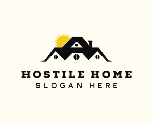 Roof Subdivision Home logo design