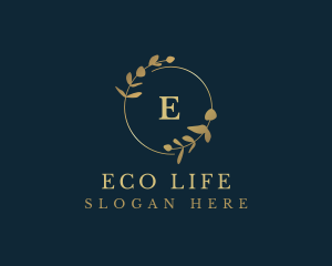 Elegant Eucalyptus Leaf logo design