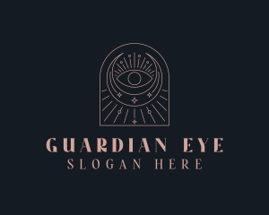 Bohemian Eye Tarot logo design