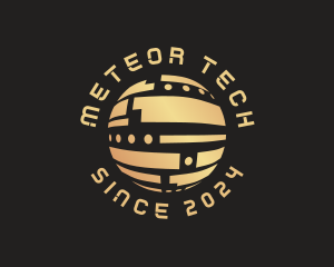 Sphere  Tech Globe logo design