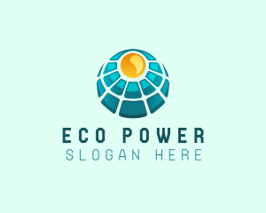 Solar Power Panel logo design