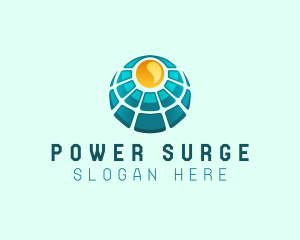 Solar Power Panel logo design