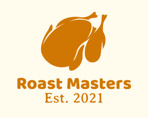 Minimalist Roasted Chicken  logo design