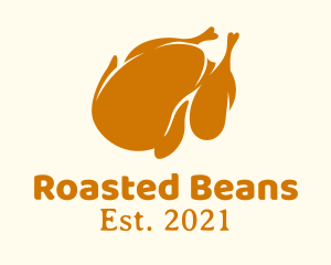 Minimalist Roasted Chicken  logo design