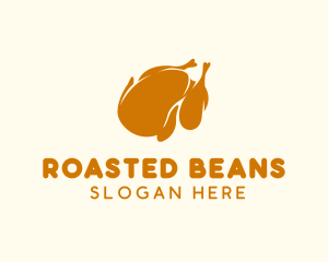 Minimalist Roasted Chicken  logo design